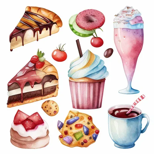 Food Watercolor Collections