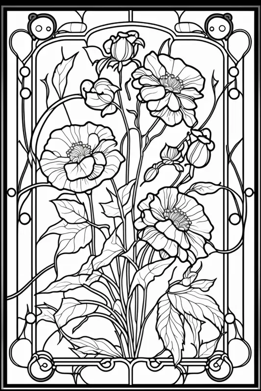 Coloring Stained Glasses