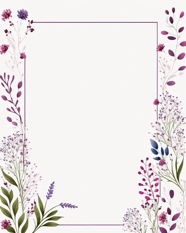 Floral Design Frames