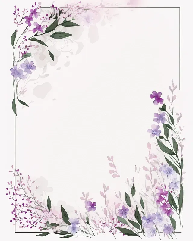 Floral Design Frames