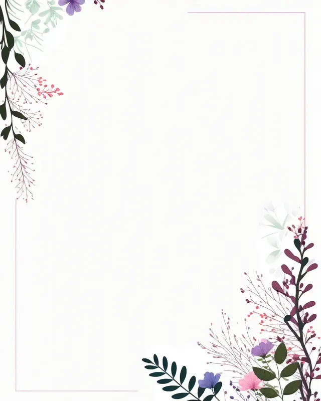 Floral Design Frames