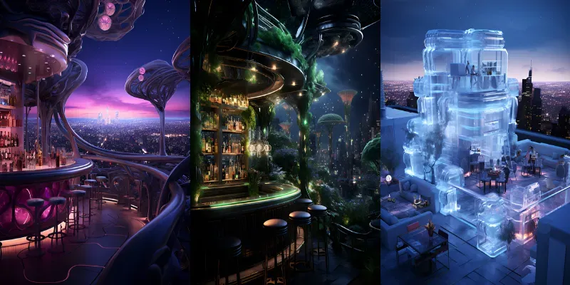 Trendy Modern Night Bars And Pubs generated by undefined