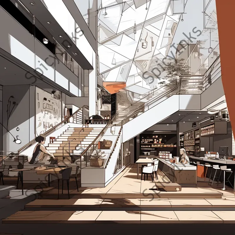 Interior Linework Renders
