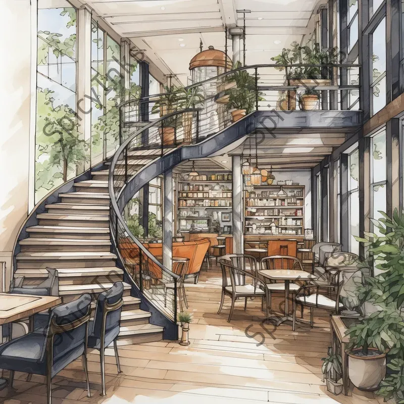 Interior Linework Renders