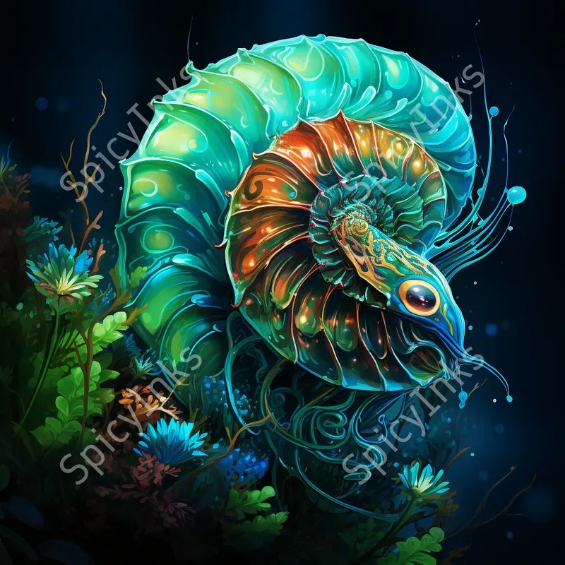 Fluorescent Neon Marine Lives