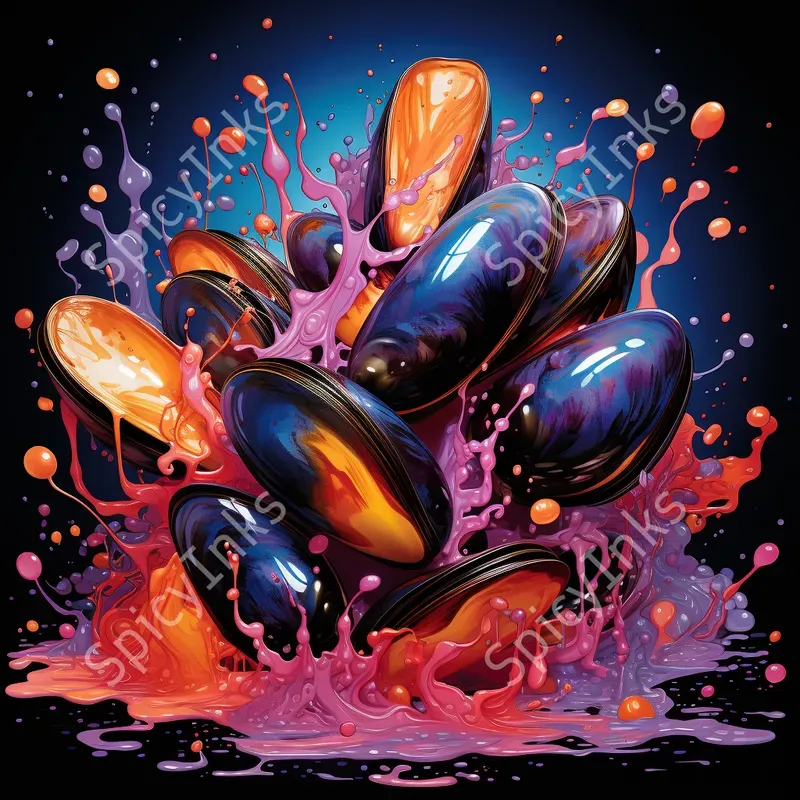 Fluorescent Neon Marine Lives