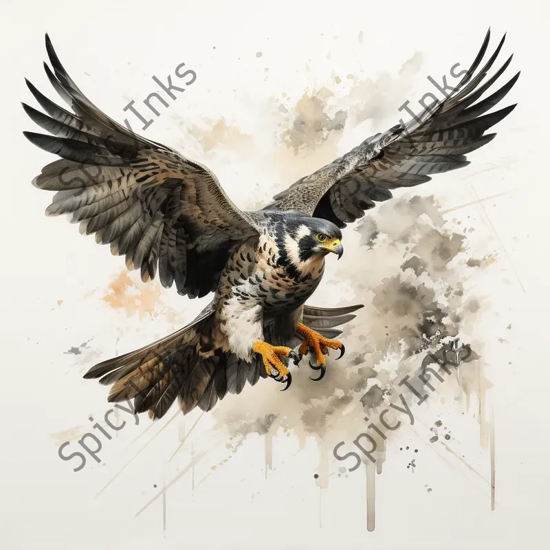 Detailed Dry Brush Birds