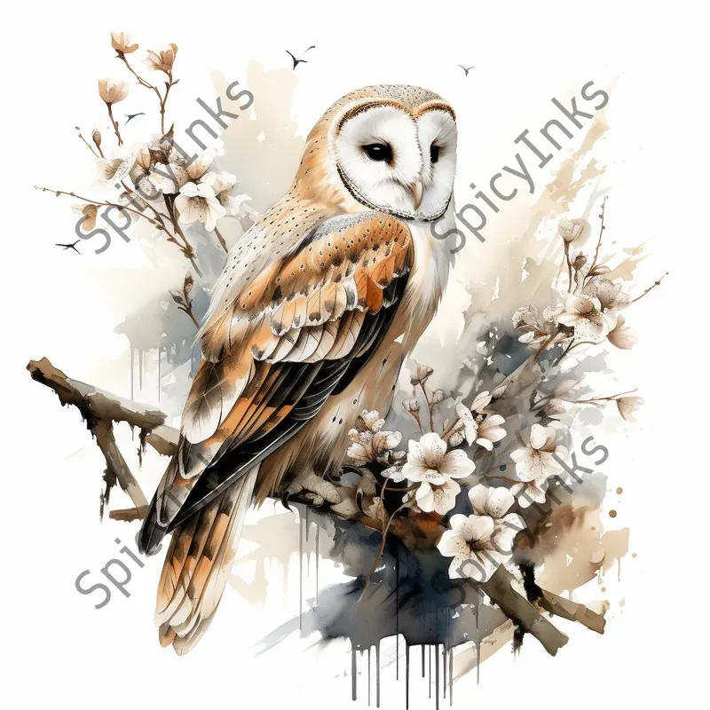 Detailed Dry Brush Birds