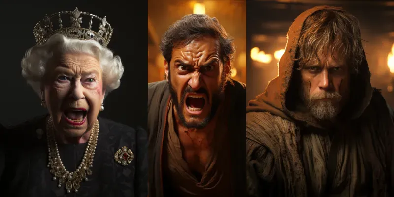 Angry Characters generated by undefined