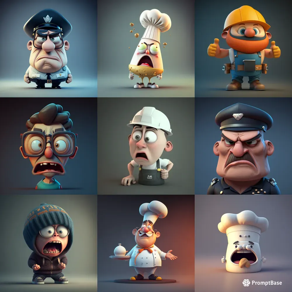 3D Expression Characters