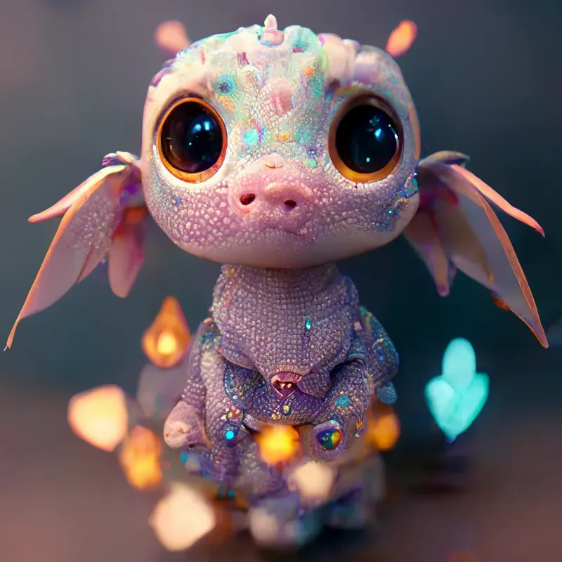 Baby Glitter Dragons