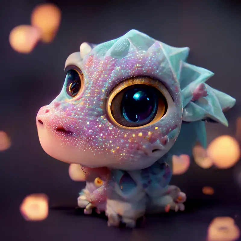 Baby Glitter Dragons