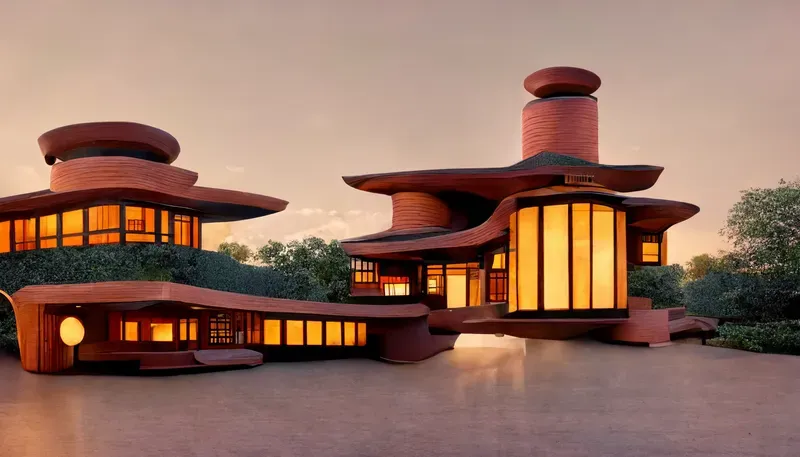Sci-fi Architectural Villa