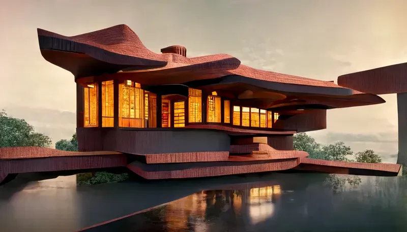 Sci-fi Architectural Villa