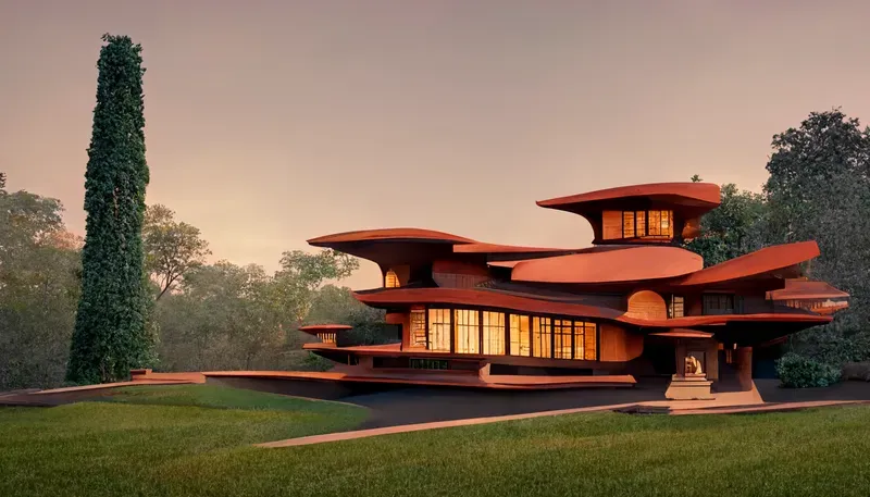Sci-fi Architectural Villa