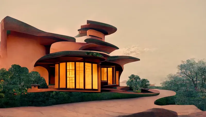 Sci-fi Architectural Villa