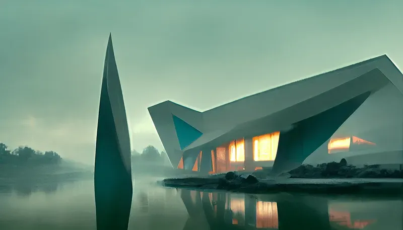 Futuristic Angular Structures