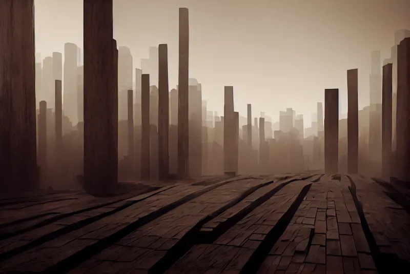 Surreal Sepia Landscapes