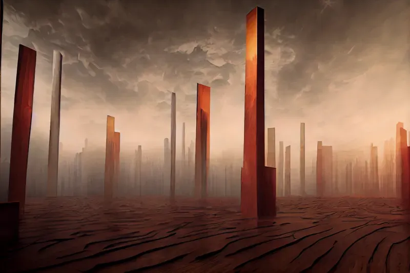 Surreal Sepia Landscapes