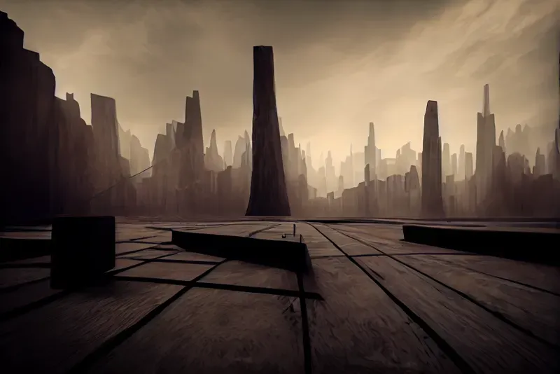 Surreal Sepia Landscapes