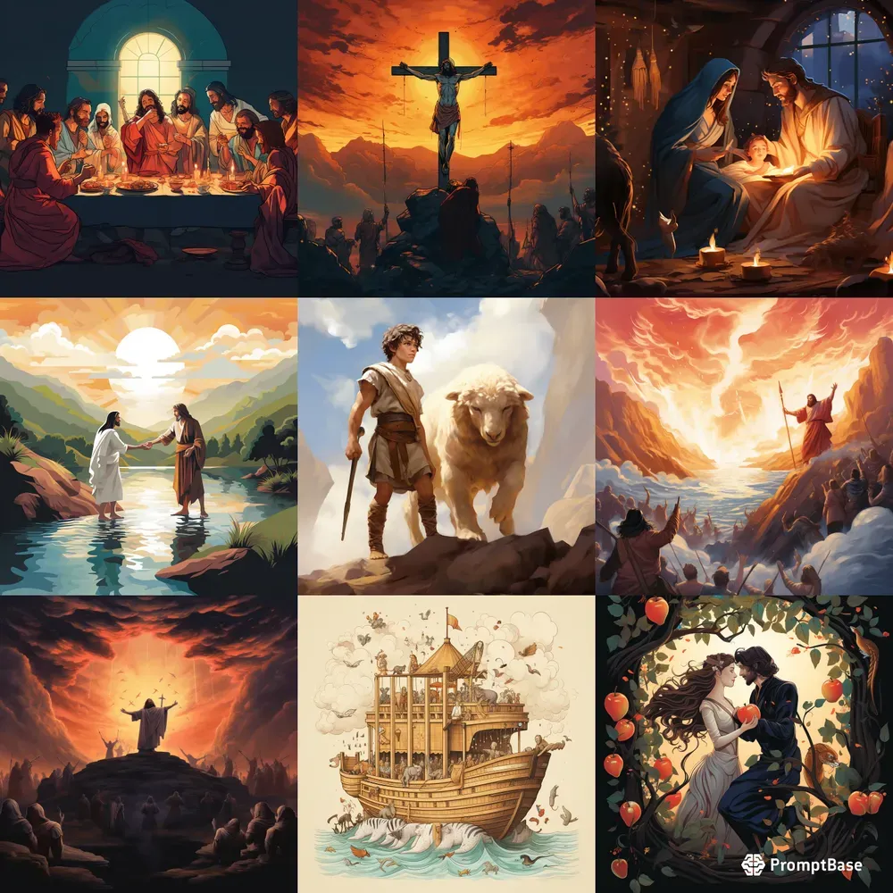 Bible Events Illustrations