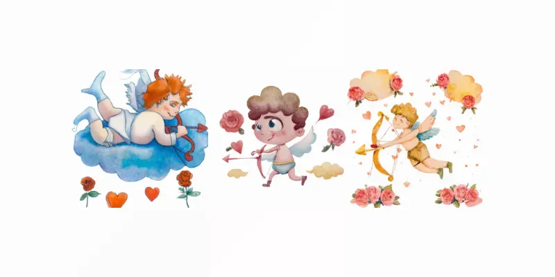 Cute Images Of Cupids generated by undefined