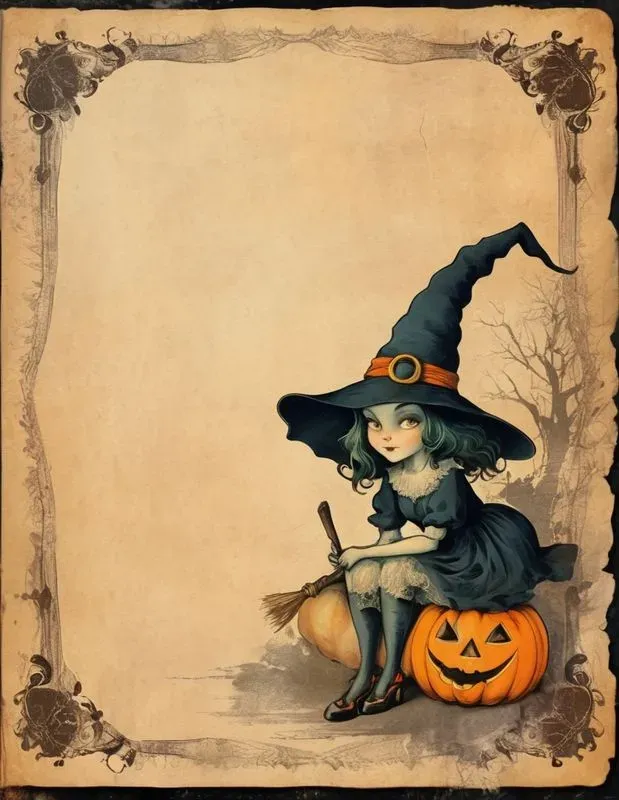 Halloween Writing Paper Journals Notes