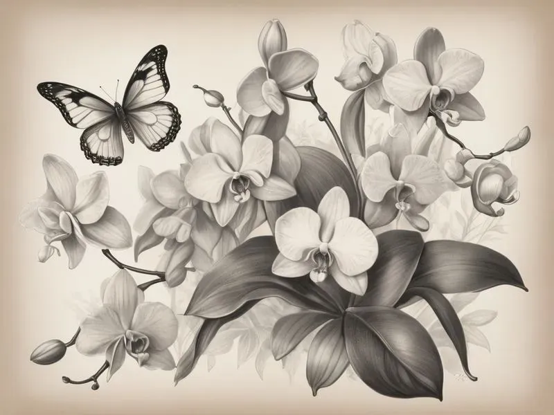 Antique Style Graphite Cliparts