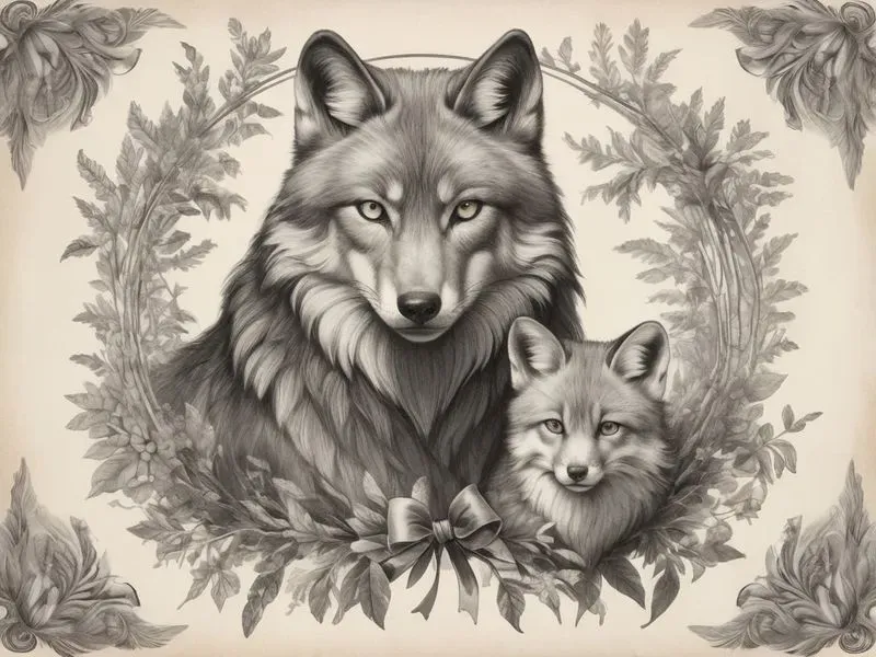 Antique Style Graphite Cliparts