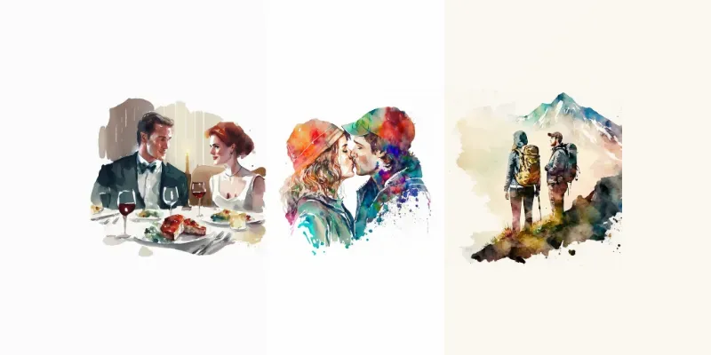 Simple Watercolours generated by undefined