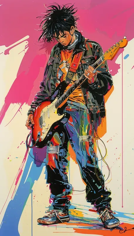 Kooky Portraits 90s Retro Anime Style