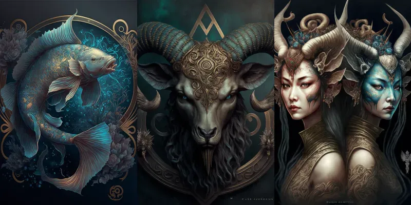 Zodiac Signs generated by undefined