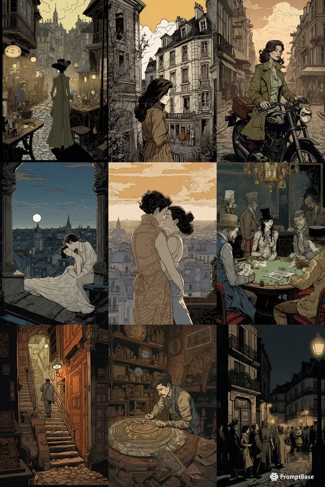 Vintage Comic Jacque Tardi Style