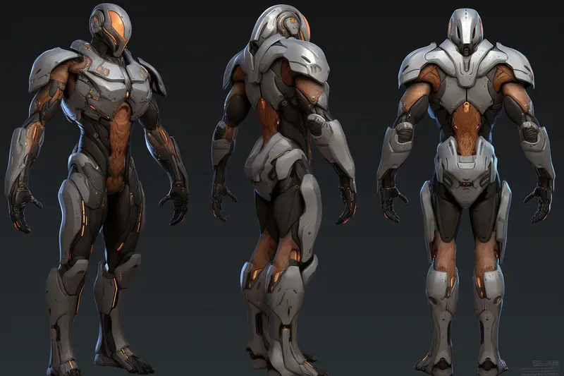 Futuristic Video Game Character Designs