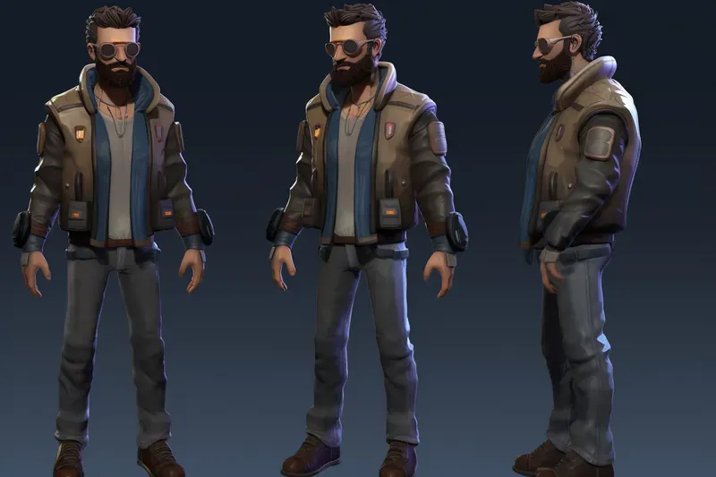 Futuristic Video Game Character Designs