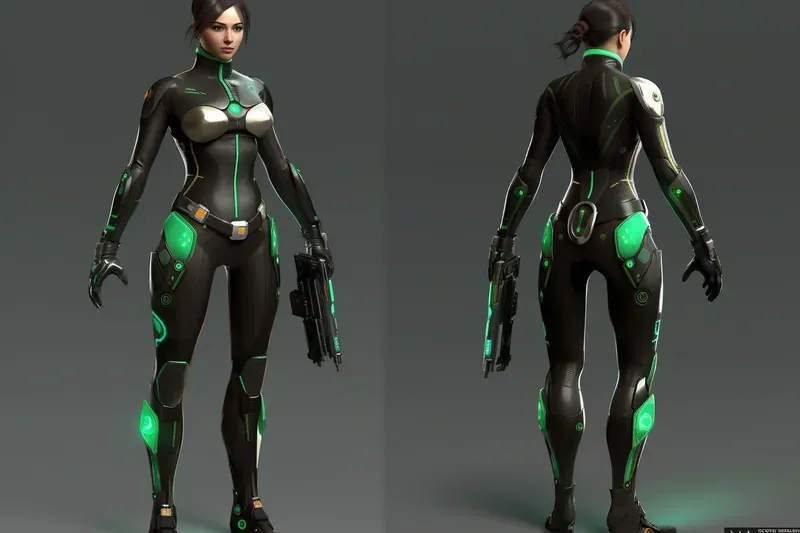 Futuristic Video Game Character Designs
