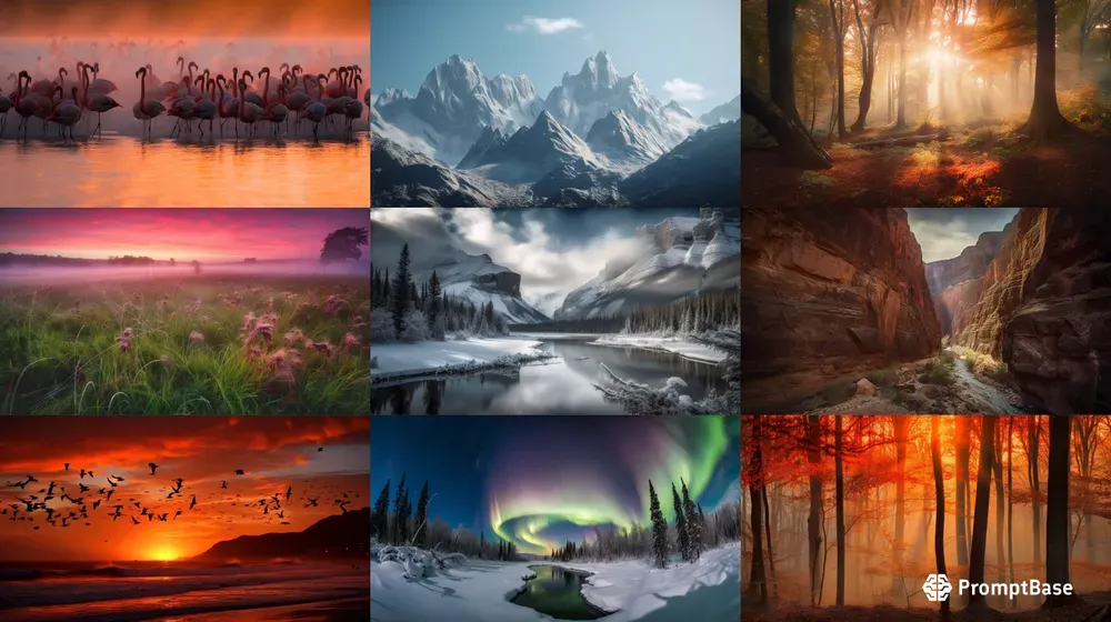 Photorealistic Landscape Cols