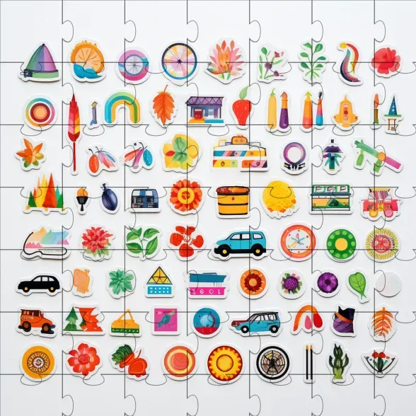 Colorful Sticker Sheets