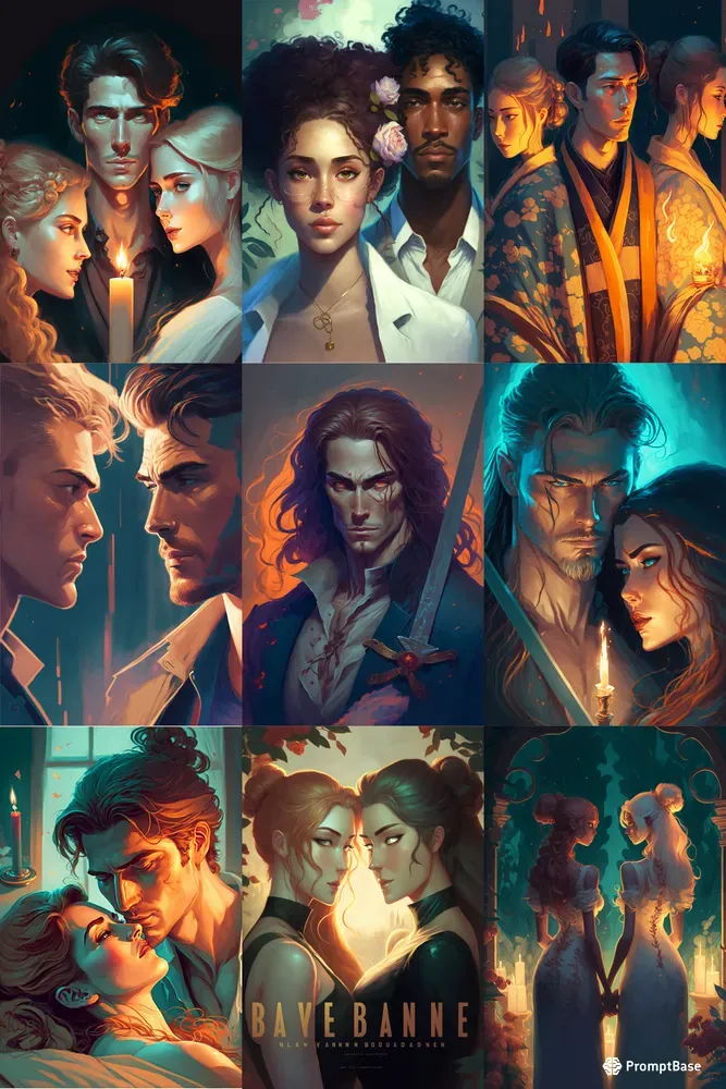 Romance Novel Cover Art