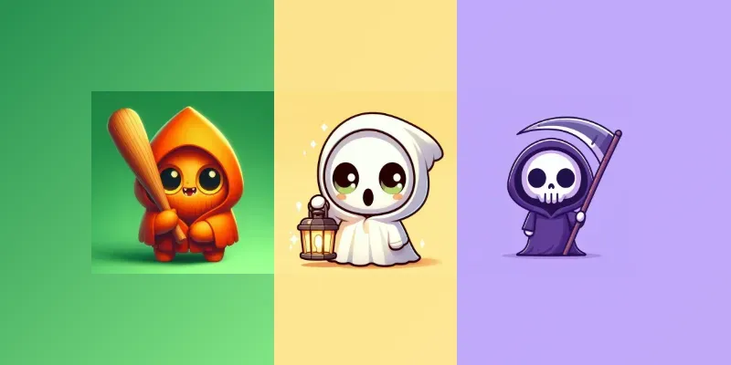 Adorable Characters Whimsical Costumes generated by undefined