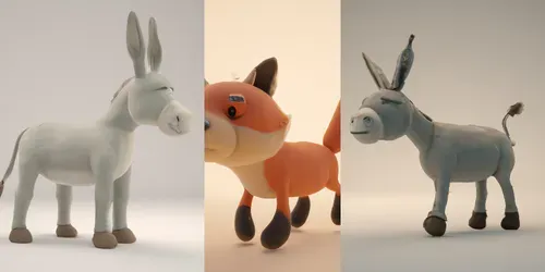 Stuffed Animal Render generated by dalle