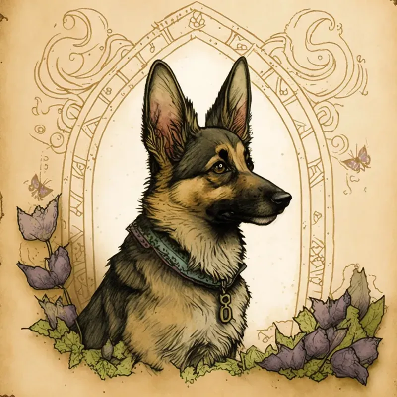 Victorian Style Illustrations Adorable Animals