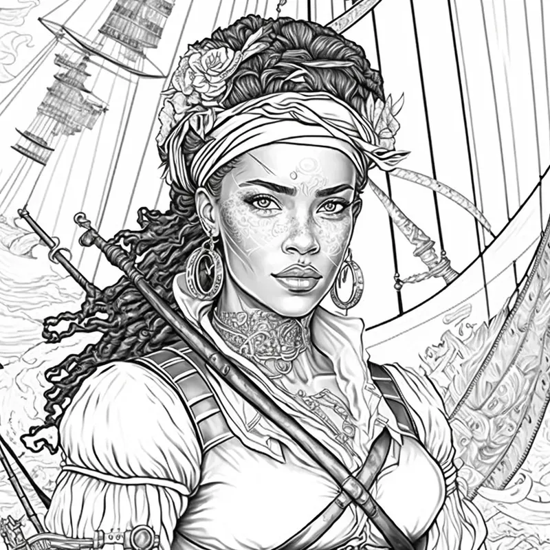 Pirates Coloring Book Pages