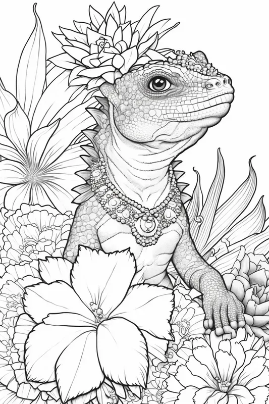Kawaii Animals Coloring Book Pages