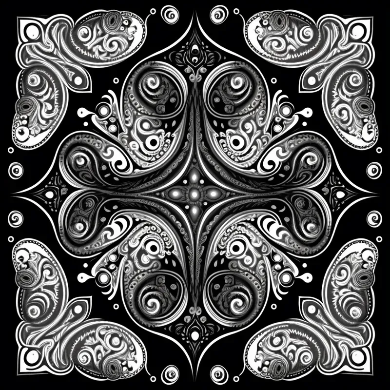 Whimsical Paisley Style Coloring Pages