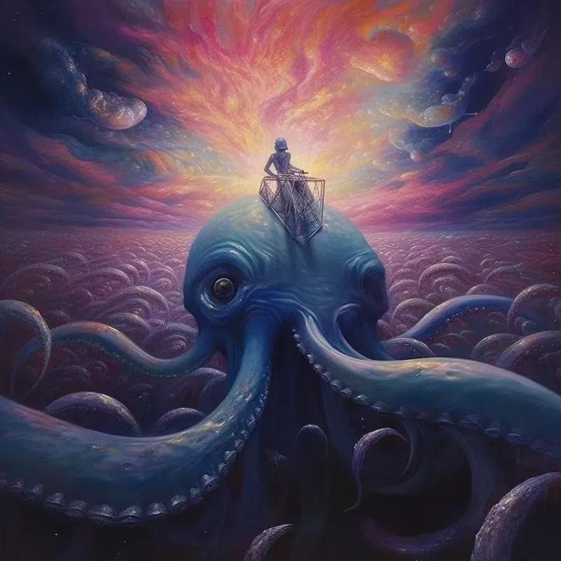 Alien Worlds Surreal Fine Art