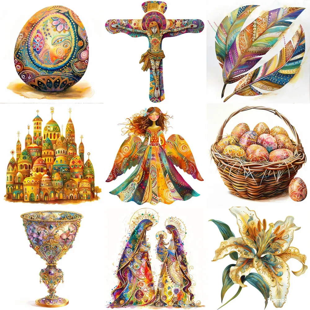 Religious Easter Cliparts