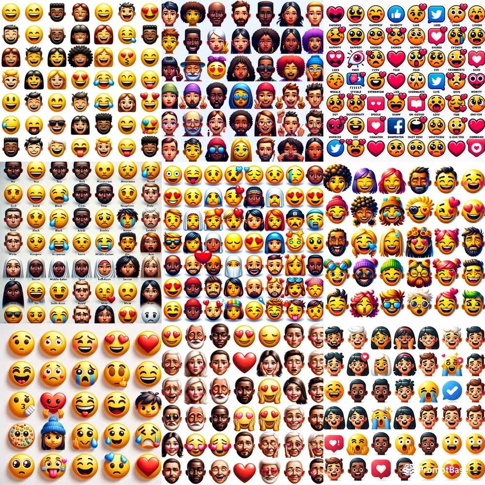 Social Media Face Emojis