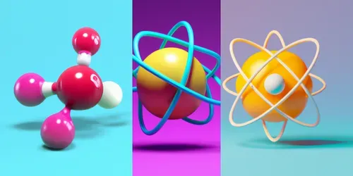 3D Quantum Atoms generated by dalle