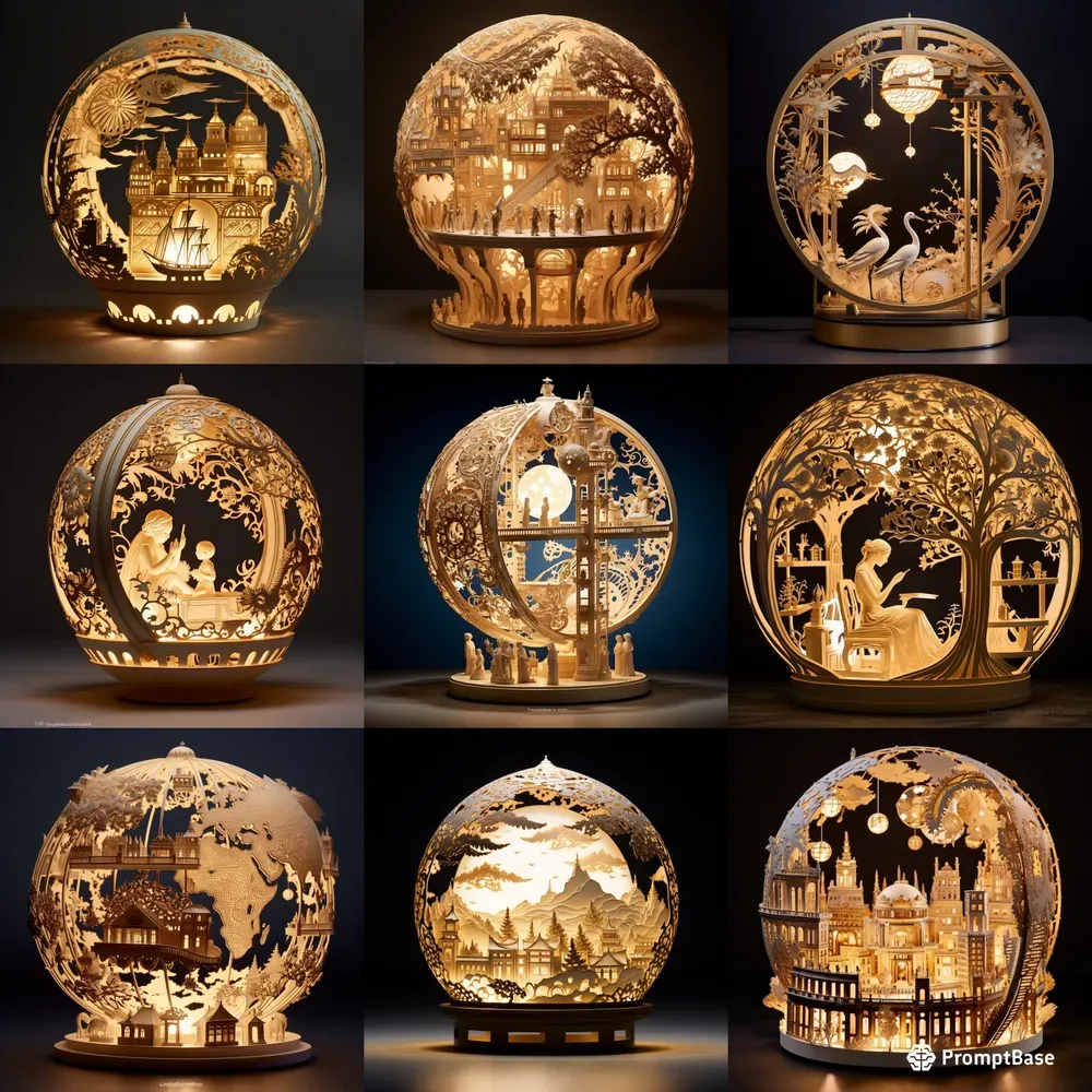 3D Printed Night Light Inspirations